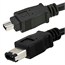 IEEE-1394 FireWire® i.LINK® DV Cable 6P-4P M/M - 6ft (BLACK) IEEE-1394 FireWire® i.LINK® DV Cable 6P-4P M/M - 6ft (BLACK)