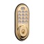 Yale Real Living Electronic Push Button Deadbolt Fully Motorized with Zwave Technology (Brass) Yale Real Living Electronic Push Button Deadbolt Fully Motorized with Zwave Technology (Brass)