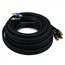 25ft 18AWG CL2 Premium 3-RCA Component Video Coaxial Cable (RG-6/U) - Black 25ft 18AWG CL2 Premium 3-RCA Component Video Coaxial Cable (RG-6/U) - Black