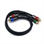 1.5ft 18AWG CL2 Premium 3-RCA Component Video Coaxial Cable (RG-6/U) - Black 1.5ft 18AWG CL2 Premium 3-RCA Component Video Coaxial Cable (RG-6/U) - Black