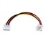 Molex (5.25 Male)/Molex (5.25 Female) (90 degree) , Int DC. Power Extension Cable- 9inch Molex (5.25 Male)/Molex (5.25 Female) (90 degree) , Int DC. Power Extension Cable- 9inch