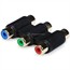 3-RCA RGB Coupler for Component Video Cable Extension 3-RCA RGB Coupler for Component Video Cable Extension
