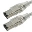 IEEE-1394 FireWire® i.LINK® DV Cable 6P-6P M/M - 6ft (CLEAR) IEEE-1394 FireWire® i.LINK® DV Cable 6P-6P M/M - 6ft (CLEAR)
