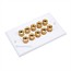 High Quality Banana Binding Post Two-Piece Inset Wall Plate for 5 Speakers - Coupler Type High Quality Banana Binding Post Two-Piece Inset Wall Plate for 5 Speakers - Coupler Type