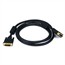 6ft 28AWG Dual Link DVI-D M/F Extension Cable - Black 6ft 28AWG Dual Link DVI-D M/F Extension Cable - Black
