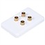 High Quality Banana Binding Post Wall Plate for 2 Speaker - Coupler Type High Quality Banana Binding Post Wall Plate for 2 Speaker - Coupler Type