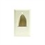 1-Gang Recessed Low Voltage Cable Wall Plate - Lite Almond 1-Gang Recessed Low Voltage Cable Wall Plate - Lite Almond