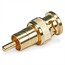 BNC Male to RCA Male Adapter - Gold Plated BNC Male to RCA Male Adapter - Gold Plated