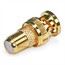 BNC Male to F Female Adapter - Gold Plated BNC Male to F Female Adapter - Gold Plated