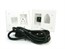 Recessed Pro Power Kit w/Straight Blade Inlet White Recessed Pro Power Kit w/Straight Blade Inlet White
