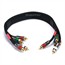 1.5ft 18AWG CL2 Premium 5-RCA Component Video/Audio Coaxial Cable (RG-6/U) - Black 1.5ft 18AWG CL2 Premium 5-RCA Component Video/Audio Coaxial Cable (RG-6/U) - Black