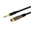 1.5ft Premier Series XLR Female to 1/4inch TRS Male 16AWG Cable (Gold Plated) 1.5ft Premier Series XLR Female to 1/4inch TRS Male 16AWG Cable (Gold Plated)