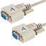 10ft Null Modem DB9 F/F Molded Cable 10ft Null Modem DB9 F/F Molded Cable