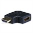 HDMI® Right Angle Port Saver Adapter (Male to Female) - 90 Degree - Vertical Flat Left HDMI® Right Angle Port Saver Adapter (Male to Female) - 90 Degree - Vertical Flat Left