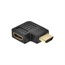 HDMI® Right Angle Port Saver Adapter (Male to Female) - 270 Degree - Vertical Flat Right HDMI® Right Angle Port Saver Adapter (Male to Female) - 270 Degree - Vertical Flat Right