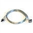 36inch SATA 6Gbps Cable w/Locking Latch (90 Degree to 180 Degree) - Silver 36inch SATA 6Gbps Cable w/Locking Latch (90 Degree to 180 Degree) - Silver