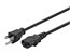 3ft 16AWG Power Cord Cable with 3 Conductor PC Power Connector Socket, 13A (NEMA 5-15P to IEC 60320 C13) 3ft 16AWG Power Cord Cable with 3 Conductor PC Power Connector Socket, 13A (NEMA 5-15P to IEC 60320 C13)