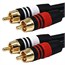 15ft Premium 2 RCA Plug/2 RCA Plug M/M 22AWG Cable - Black 15ft Premium 2 RCA Plug/2 RCA Plug M/M 22AWG Cable - Black