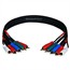 1.5ft 22AWG 5-RCA Component Video/Audio Coaxial Cable (RG-59/U) - Black 1.5ft 22AWG 5-RCA Component Video/Audio Coaxial Cable (RG-59/U) - Black