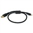 1.5ft USB 2.0 A Male to Mini-B 5pin Male 28/24AWG Cable w/ Ferrite Core (Gold Plated) 1.5ft USB 2.0 A Male to Mini-B 5pin Male 28/24AWG Cable w/ Ferrite Core (Gold Plated)