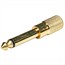 Metal 6.35mm (1/4Inch) Mono Plug to 3.5mm Jack Adapter Metal 6.35mm (1/4Inch) Mono Plug to 3.5mm Jack Adapter