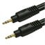 1.5ft Premium 3.5mm Stereo Male to 3.5mm Stereo Male 22AWG Cable (Gold Plated) - Black 1.5ft Premium 3.5mm Stereo Male to 3.5mm Stereo Male 22AWG Cable (Gold Plated) - Black