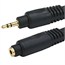 10ft Premium 3.5mm Stereo Male to 3.5mm Stereo Female 22AWG Extension Cable (Gold Plated) - Black 10ft Premium 3.5mm Stereo Male to 3.5mm Stereo Female 22AWG Extension Cable (Gold Plated) - Black