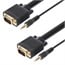 25ft Super VGA HD15 M/M CL2 Rated Cable w/ Stereo Audio and Triple Shielding (Gold Plated) 25ft Super VGA HD15 M/M CL2 Rated Cable w/ Stereo Audio and Triple Shielding (Gold Plated)