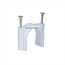 Circle cable clips with steel nail, 30mm, 50pcs/Pack Circle cable clips with steel nail, 30mm, 50pcs/Pack