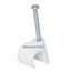 Hook cable clips with steel nail, 10mm, 100pcs/Pack Hook cable clips with steel nail, 10mm, 100pcs/Pack