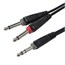 1 Meter (3ft) 1/4inch TRS Male to two 1/4inch TS Male Insert Cable 1 Meter (3ft) 1/4inch TRS Male to two 1/4inch TS Male Insert Cable
