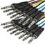 1 Meter (3ft) 8-Channel 1/4inch TRS Male to 1/4inch TRS Male Snake Cable 1 Meter (3ft) 8-Channel 1/4inch TRS Male to 1/4inch TRS Male Snake Cable