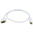 3ft 28AWG DisplayPort to DVI Cable - White 3ft 28AWG DisplayPort to DVI Cable - White