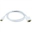 6ft 28AWG DisplayPort to VGA Cable - White 6ft 28AWG DisplayPort to VGA Cable - White