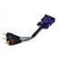 6inch VGA to 3 RCA Component Video Cable (HD15 - 3-RCA) 6inch VGA to 3 RCA Component Video Cable (HD15 - 3-RCA)