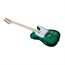 Indio Retro DLX Flamed Top Electric Guitar with Gig Bag Trans Green Indio Retro DLX Flamed Top Electric Guitar with Gig Bag Trans Green