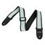 2-inch Guitar Strap - Nylon with Leather Ends - Gray & Black 2-inch Guitar Strap - Nylon with Leather Ends - Gray & Black