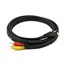 6ft S-Video|3.5mm Stereo to Composite RCA|RCA Stereo Combo 22AWG Cable (Gold Plated) 6ft S-Video|3.5mm Stereo to Composite RCA|RCA Stereo Combo 22AWG Cable (Gold Plated)
