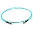 10Gb Fiber Optic Cable, ST/ST, Multi Mode, Duplex - 1 Meter (50/125 Type) - Aqua 10Gb Fiber Optic Cable, ST/ST, Multi Mode, Duplex - 1 Meter (50/125 Type) - Aqua