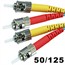 10Gb Fiber Optic Cable, ST/ST, Multi Mode, Duplex - 3 Meter (50/125 Type) - Aqua 10Gb Fiber Optic Cable, ST/ST, Multi Mode, Duplex - 3 Meter (50/125 Type) - Aqua