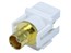 Keystone Jack - Modular BNC (White) Keystone Jack - Modular BNC (White)