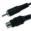 6ft RCA Plug/Jack M/F Cable - Black 6ft RCA Plug/Jack M/F Cable - Black