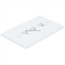 Wall Plate for Keystone, 3 Hole - White Wall Plate for Keystone, 3 Hole - White