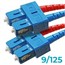 Fiber Optic Cable, SC/SC, Single Mode, Duplex - 1 meter (9/125 Type) - Yellow Fiber Optic Cable, SC/SC, Single Mode, Duplex - 1 meter (9/125 Type) - Yellow