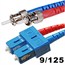 Fiber Optic Cable, SC/ST, Single Mode, Duplex - 1 meter (9/125 Type) - Yellow Fiber Optic Cable, SC/ST, Single Mode, Duplex - 1 meter (9/125 Type) - Yellow