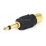 3.5mm Mono Plug to RCA Jack Adapter - Gold Plated 3.5mm Mono Plug to RCA Jack Adapter - Gold Plated