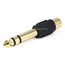 6.35mm (1/4 Inch) Stereo Plug to RCA Jack Adapter - Gold Plated 6.35mm (1/4 Inch) Stereo Plug to RCA Jack Adapter - Gold Plated
