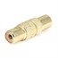 Metal RCA Jack to RCA Jack Adapter - Gold Plated Metal RCA Jack to RCA Jack Adapter - Gold Plated