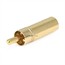 Metal RCA Plug to 3.5mm Stereo Jack Adapter - Gold Plated Metal RCA Plug to 3.5mm Stereo Jack Adapter - Gold Plated