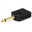 6.35mm (1/4 Inch) Mono Plug to 2 x 6.35mm (1/4 Inch) Stereo Jack Splitter Adapter - Gold Plated 6.35mm (1/4 Inch) Mono Plug to 2 x 6.35mm (1/4 Inch) Stereo Jack Splitter Adapter - Gold Plated